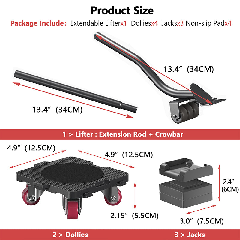 Effortless Furniture Mover Kit™ – Tradie Standard